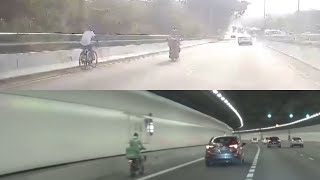 10apr2021 power assisted bikes #pab on sle expressway \u0026 kpe tunnel