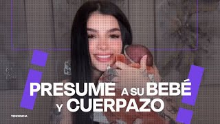Karely Ruiz deja ver su figura postparto y presenta a su bebé, ¿mostró su carita?
