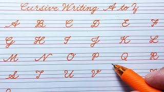 Cursive writing a to z | Cursive letters abcd | Cursive letters abcd | Cursive handwriting practice