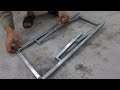 Great idea for a clever crafter's folding chair / DIY smart folding metal