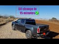 How to change the oil/reset the oil light on a 2017-2019 GMC CANYON