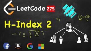 H-index ii | LeetCode 275 | C++, Java, Python