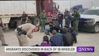 Several migrants discovered in back of 18-wheeler in Kleberg County