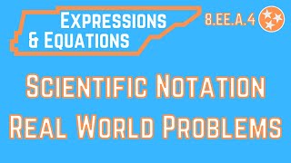 Scientific Notation Real World Problems
