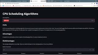 JOB SCHEDULING ALGORITHM IMPLEMENTATION IN STREAMLIT