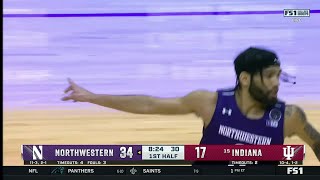 Men's Basketball – Wildcats Earn Road Win at No. 15 Indiana, Improve to 3-1 in Big Ten (1/8/23)