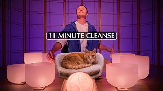 11 Minutes of **Divine Intervention** | Spiritually cleansing sound bath