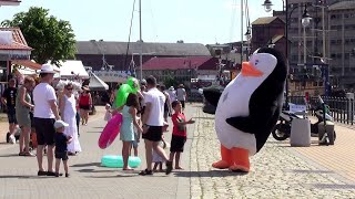 Ustka deptak, kładka, bulwar portowy i promenada 25-06-2022