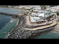 playa de la pinta beach in costa adeje in the south of tenerife canary islands spain 4k