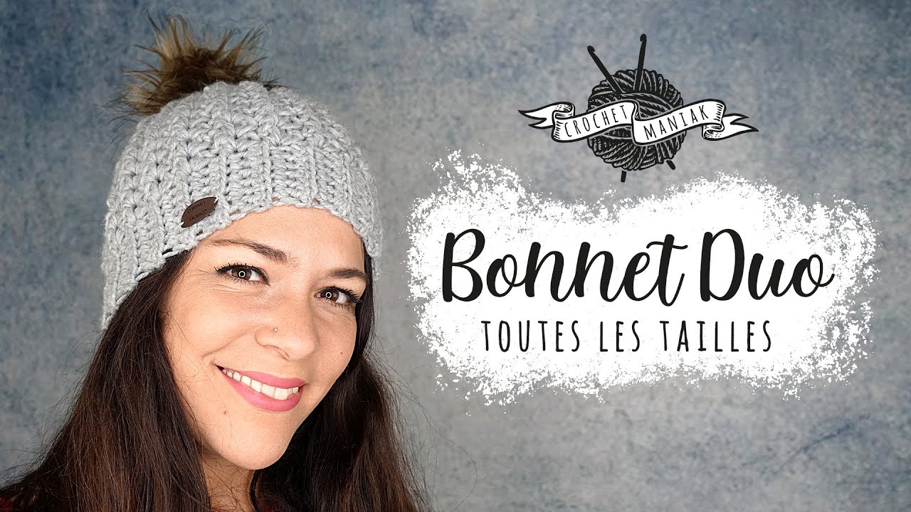 { TUTO } Comment Faire Un Bonnet Facile Et Rapide Au Crochet - YouTube