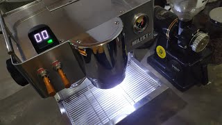 Review milesto eliane em3 machine espresso. test brewing espresso