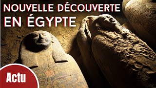 Une PYRAMIDE DÉVOILE UN SARCOPHAGE de l'époque de Ramsès II à Saqqarah !