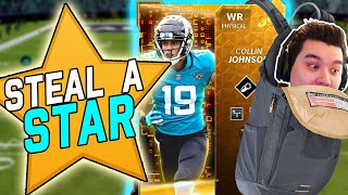 Hopping into Golden Ticket COLLIN JOHNSON's backpack - Madden 22 Steal A Star