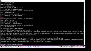 executable file not found in $PATH": unknown