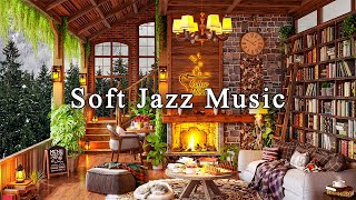 Jazz Relaxing Music & Cozy Coffee Shop Ambience ☕ Warm Jazz Instrumental Music t
