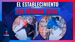 Delincuentes queman tienda de abarrotes en Tabasco | Noticias con Francisco Zea