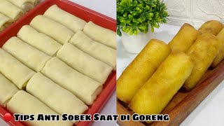 MASIH SUKA BOCOR ATAU SOBEK SAAT GORENG RISOL TANPA TEPUNG PANIR? Ikutin cara ini