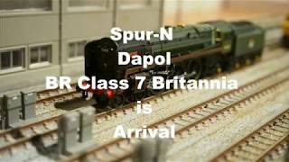 Spur-N Dapol BR Class7 Britannia Steam Locomotive