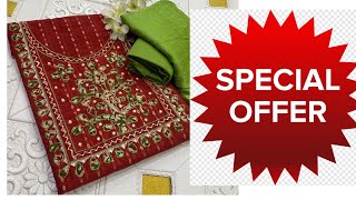 Offer 💥 വെറും 425 രൂപക്ക് 💥3 Piece Unstitched Sets 💥80+Designs @srishtibyfameboutique