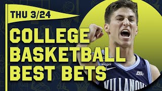 FREE College Basketball Picks & Predictions Today 3/24/22 | 2022 March Madness & NCAAB Best Bets