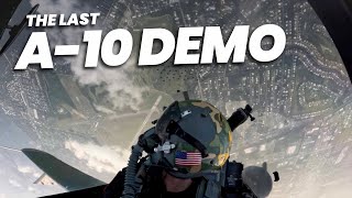 The Last A-10 Demo || Aerial Cockpit Footage || 2024 Stuart Airshow