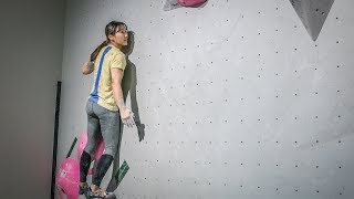 Professional Korean Climber Climbs 'Citizens Comp' Set