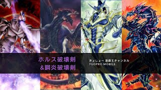 【遊戯王ADS】ホルスの黒炎竜\u0026真紅眼の鋼炎竜軸のバスブレデッキの先行制圧展開コンボ！レダメ禁止のため、４月に寿命を迎えますww【YGOPRO】