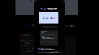 🌊 Smooth Wavy Preloader Animation with CSS Keyframes | Web Design Tutorial