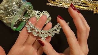 ASMR | Rhinestone Jewelry Show \u0026 Tell Part 5 (Soft Spoken)