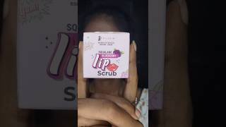 LET'S TRY THE PILGRIM'S SQUALENE BLUEBERRY LIP SCRUB #pilgrim #lipscrub #squalene #youtubeshorts