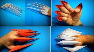 TOP 7 Origami Claws | How to Make a Paper Claws Halloween DIY | Easy Origami ART Paper Crafts