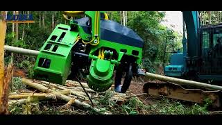 XUVOL New 600H harvester head #excavator #logging #excavatorattachments #forestry #agriculture