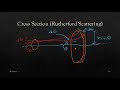 rutherford scattering experiment u0026 cross section