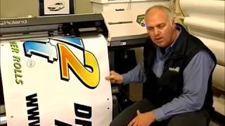 Large Format Digital Vinyl Banner Printing Video （Roland Printer)