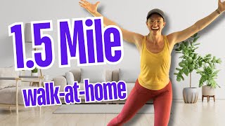 Walk-At-Home Workout for Weight Loss | Beginner \u0026 Senior-Friendly Fitness | 3,000 Steps