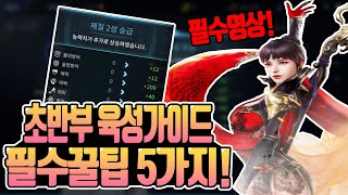 [미르4] 초보자,무과금 초반 육성가이드│5가지의 꿀팁! (비밀NPC,전투력상승,채광채집vs사냥 등등)