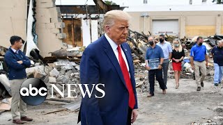 Trump visits Kenosha to tour damaged buildings after police shooting of Jacob Blake | WNT
