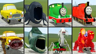 OLD AND NEW UPDATE: CURSED THOMAS, CAR EATER, THE BLOOP AND FRIENDS  VS ALL TREVOR HENDERSON IN GMOD