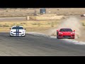 FORD VS CHEV'RRARI ON TRACK... *EPIC*