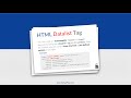Tip#1 HTML Datalist Tag