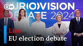 Leading EU Election candidates live debate | DW News