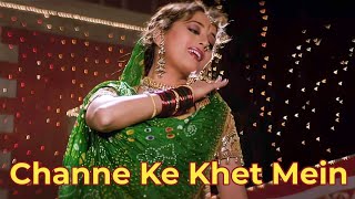 Channe Ke Khet Mein | Image Lyrical  - Anjaam | Shahrukh Khan \u0026 Madhuri Dixit | Old Hindi Song