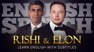 ENGLISH SPEECH | RISHI SUNAK & ELON MUSK: AI and the Future of Work (English Subtitles)