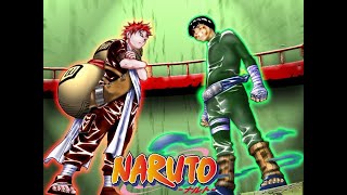 Rock Lee vs gaara in Naruto Shippuden Ultimate Ninja Storm 4