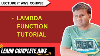 Lecture 7 | Lambda Functions | Learn AWS in 30 Days #awsdataengineer #2023 #lambda