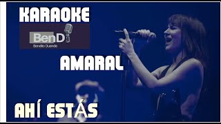 KARAOKE AHÍ ESTÁS.AMARAL