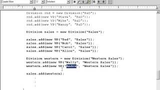 Executing the Composite Design Pattern