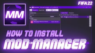 How To Install Mod Manager / FIFA Editor Tool For FIFA PC