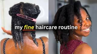 MY FINE NATURAL HAIRCARE ROUTINE For Fast Growth | Science-Backed (type 4b/4c)
