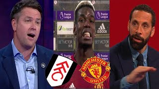 Man United Vs Fulham 2 1 Pogba Will Win The Title For United - Rio Ferdinand And Owen